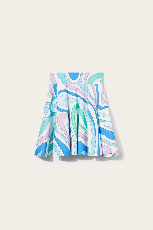 Skirts Women PUCCI MarmoPrint Cotton Mini Skirt