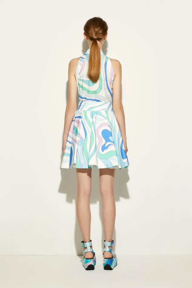 Skirts Women PUCCI MarmoPrint Cotton Mini Skirt