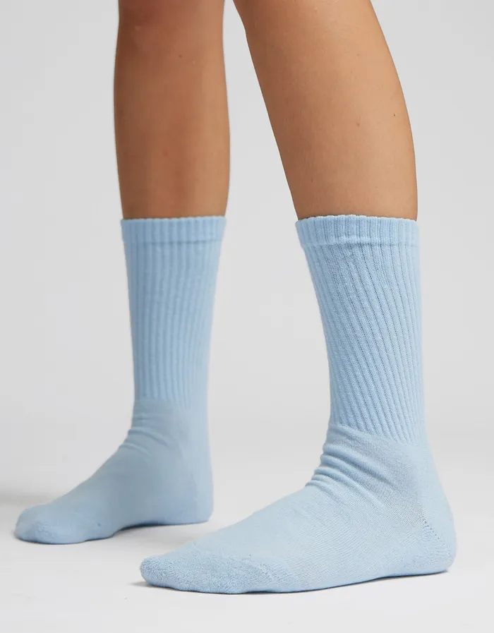 Socks Colorfulstandard Women Organic Active Sock 8211 Marine Blue