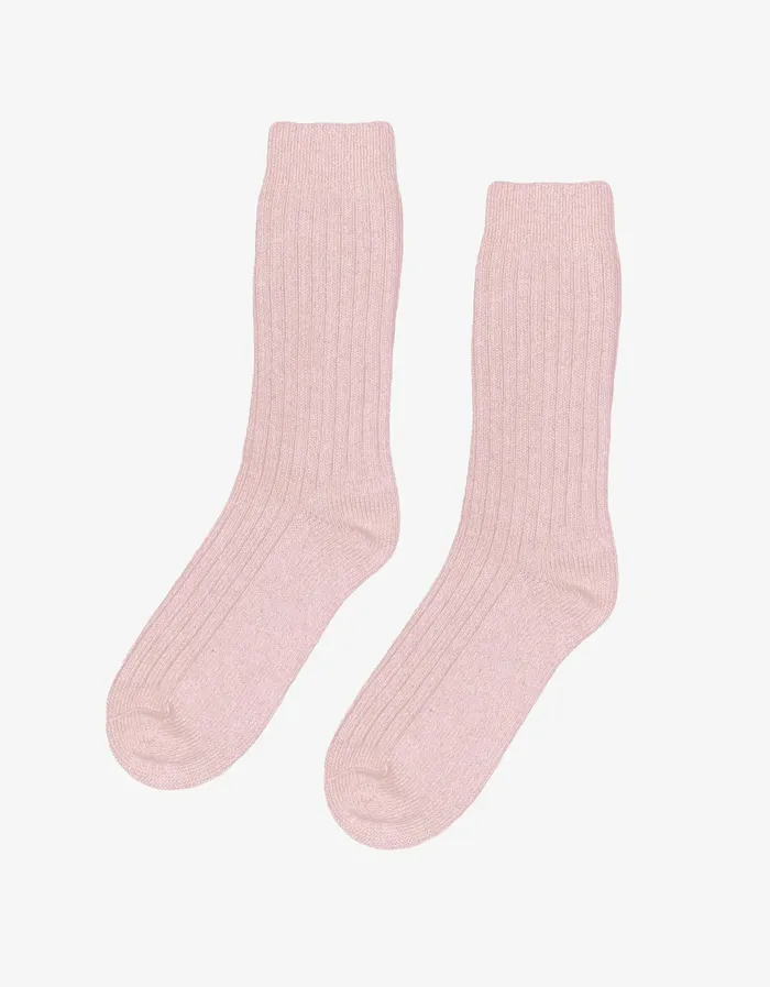 Socks Women Merino Wool Blend Sock 8211 Faded Pink Colorfulstandard
