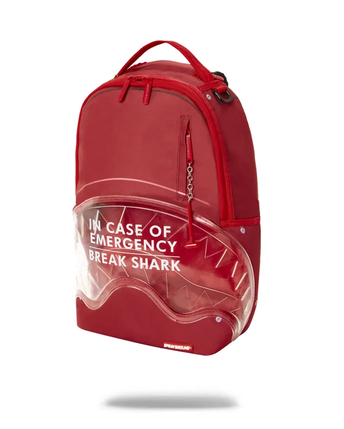 SPRAYGROUND Backpacks BREAK IN CASE OF EMERGENCY SHARK DLXR 8211 Universal SPRAYGROUND Backpacks BREAK IN CASE OF EMERGENCY SHARK DLXR 8211 Universal