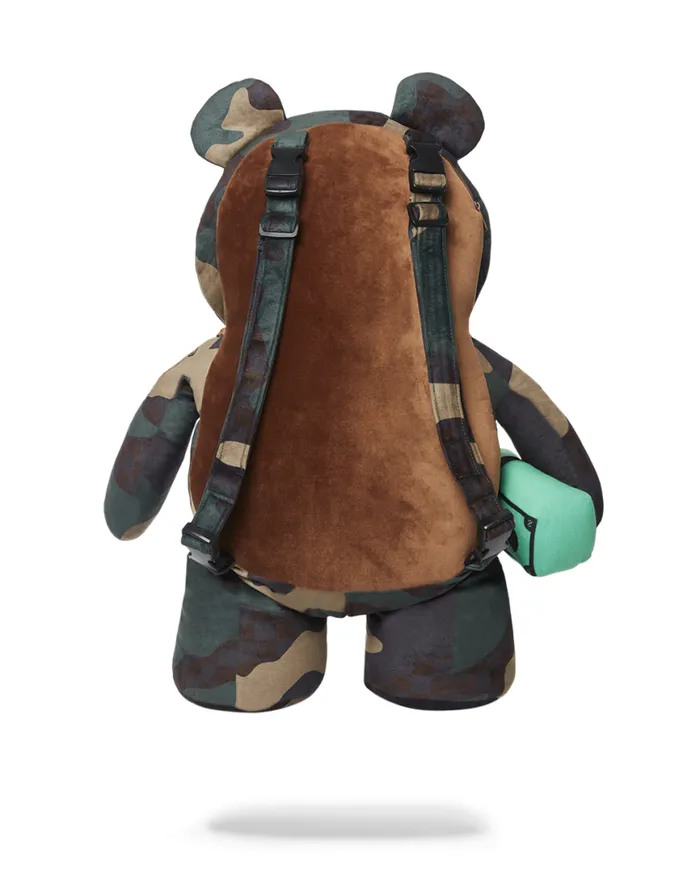 SPRAYGROUND Backpacks CAMOCHECK MONEYBEAR TEDDYBEAR BACKPACK 8211 Universal SPRAYGROUND Backpacks CAMOCHECK MONEYBEAR TEDDYBEAR BACKPACK 8211 Universal
