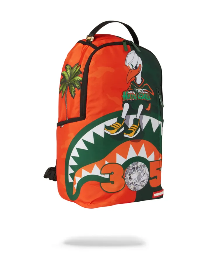 SPRAYGROUND Backpacks MIAMI HURRICANES BACKPACK 8211 Universal SPRAYGROUND Backpacks MIAMI HURRICANES BACKPACK 8211 Universal