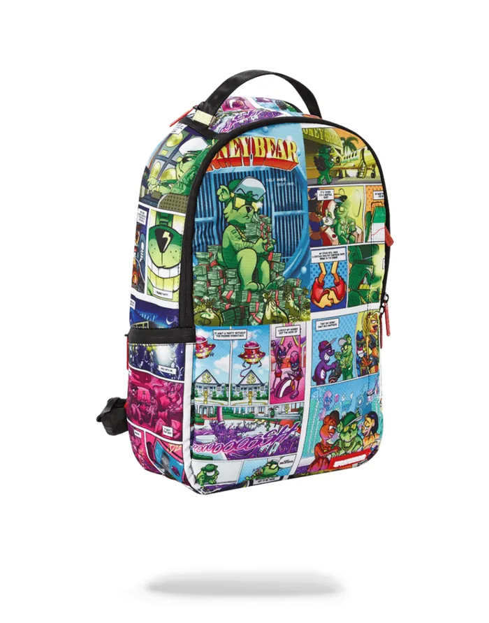 SPRAYGROUND Backpacks MONEY BEAR COMIC 8211 Universal