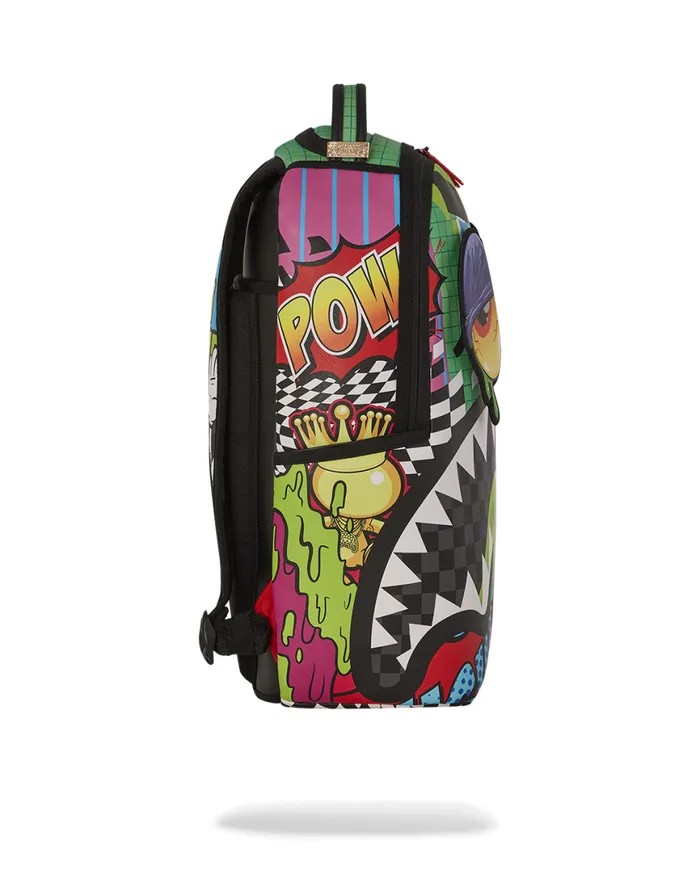 SPRAYGROUND Backpacks PSYCHO WORLD OF FUN BACKPACK WITH REMOVABLE VELCRO EYE PATCHES 8211 Universal SPRAYGROUND Backpacks PSYCHO WORLD OF FUN BACKPACK WITH REMOVABLE VELCRO EYE PATCHES 8211 Universal