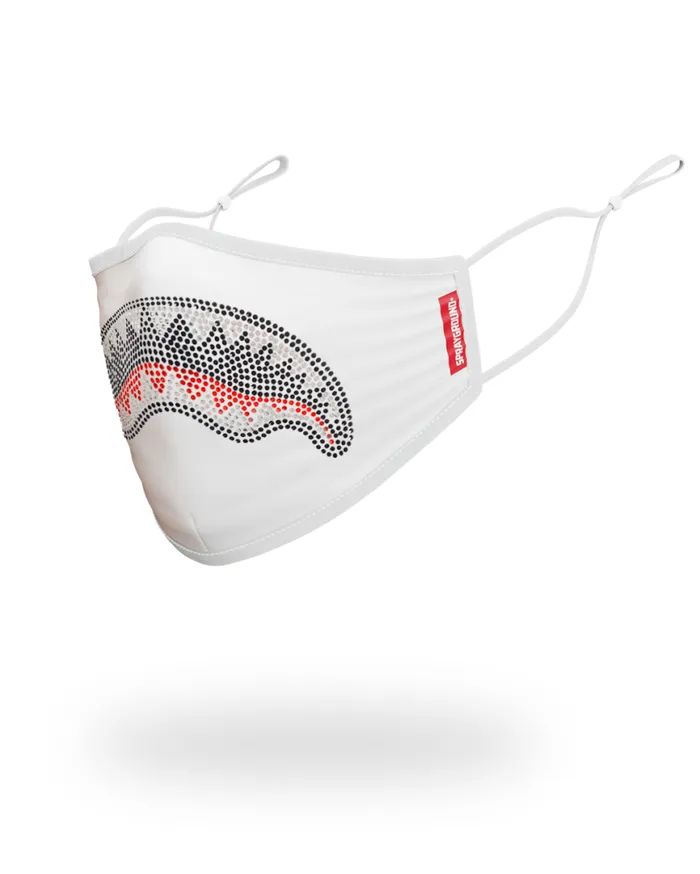SPRAYGROUND Face Masks TRINITY DIAMOND SHARK WHT POLYESTER FACE MASK 8211 Universal SPRAYGROUND Face Masks TRINITY DIAMOND SHARK WHT POLYESTER FACE MASK 8211 Universal
