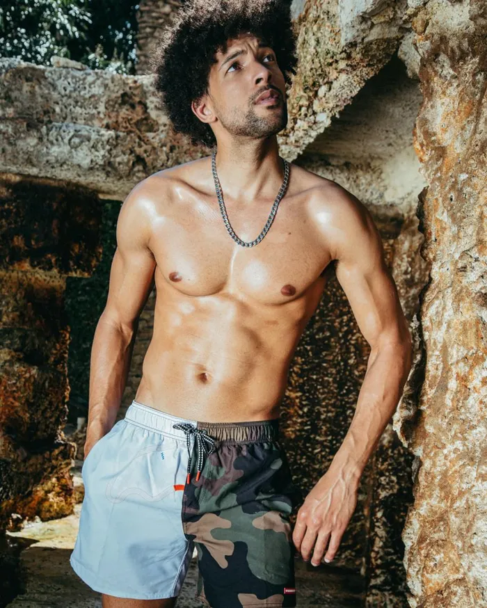 SPRAYGROUND Swimwear SPLIT BITE CAMO SHOTO SWIM TRUNKS 8211 Universal SPRAYGROUND Swimwear SPLIT BITE CAMO SHOTO SWIM TRUNKS 8211 Universal