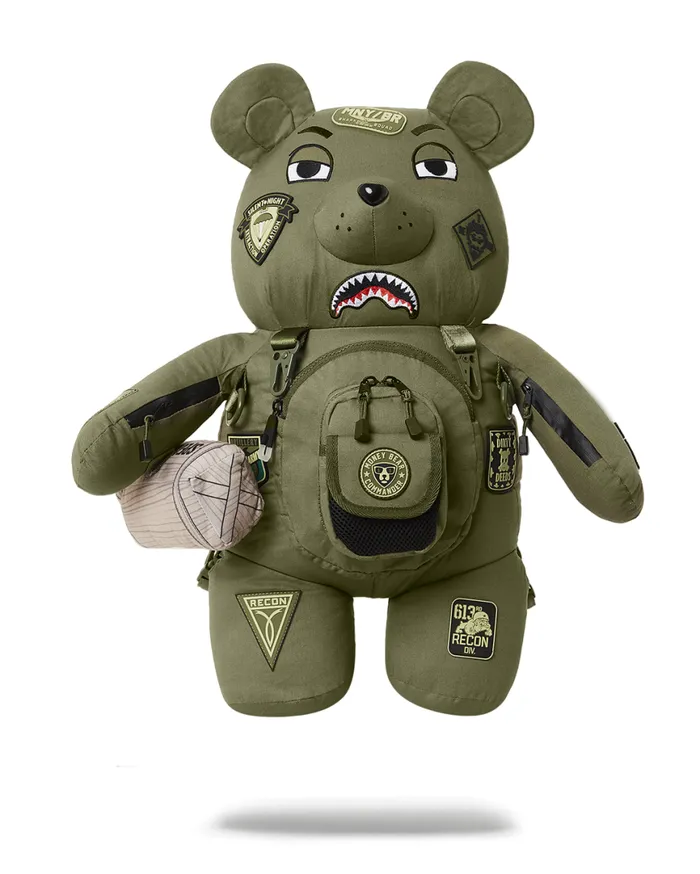 SPRAYGROUND Teddy Bear Backpacks SPECIAL OPS FULL THROTTLE MONEYBEAR TEDDYBEAR BACKPACK 8211 Universal SPRAYGROUND Teddy Bear Backpacks SPECIAL OPS FULL THROTTLE MONEYBEAR TEDDYBEAR BACKPACK 8211 Universal