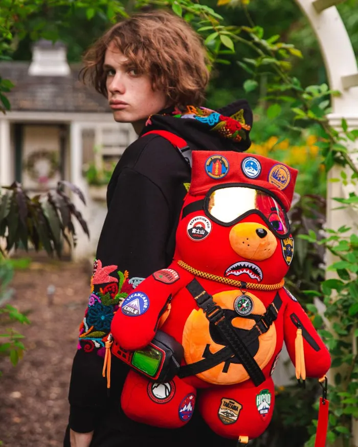 SPRAYGROUND Teddy Bear Backpacks THE GLOBAL EXPEDITION MONEYBEAR TEDDYBEAR BACKPACK 8211 Universal SPRAYGROUND Teddy Bear Backpacks THE GLOBAL EXPEDITION MONEYBEAR TEDDYBEAR BACKPACK 8211 Universal