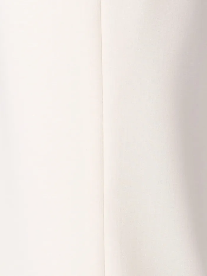 Straight Leg Pants In Wool DoubleFace Offwhite Women Akris Pants
