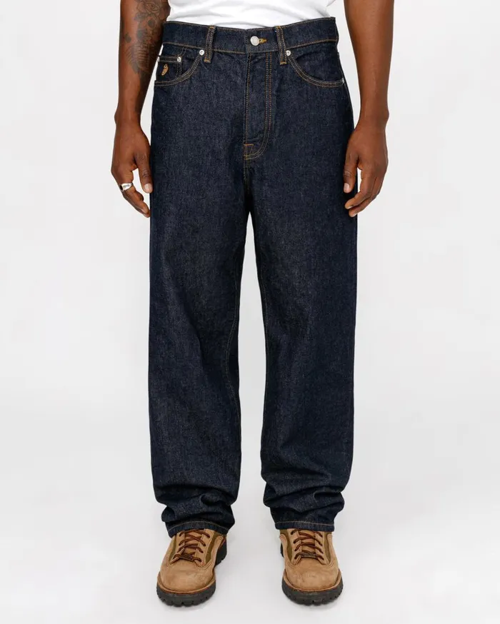 Stussy Denim NEW CLASSIC JEAN DENIM Rinsed Indigo 8211 MenWomen Stussy Denim NEW CLASSIC JEAN DENIM Rinsed Indigo 8211 MenWomen