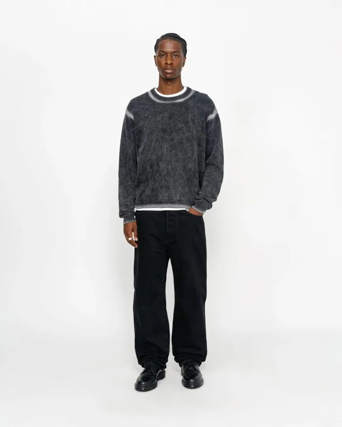 Stussy Pants NEW CLASSIC JEAN DENIM Black 8211 MenWomen