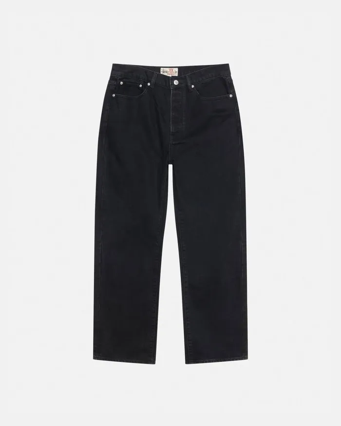 Stussy Pants NEW CLASSIC JEAN DENIM Black 8211 MenWomen Stussy Pants NEW CLASSIC JEAN DENIM Black 8211 MenWomen