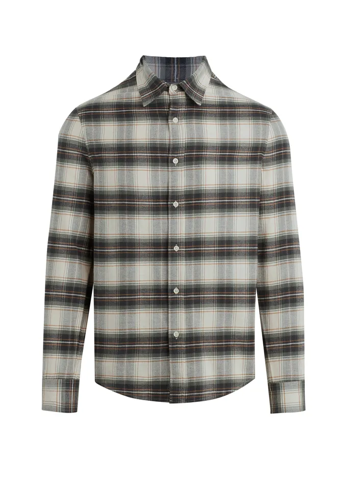 Tops Tees OLIVER FLANNEL SHIRT Agave Plaid 8211 Joe8217s Jeans Men