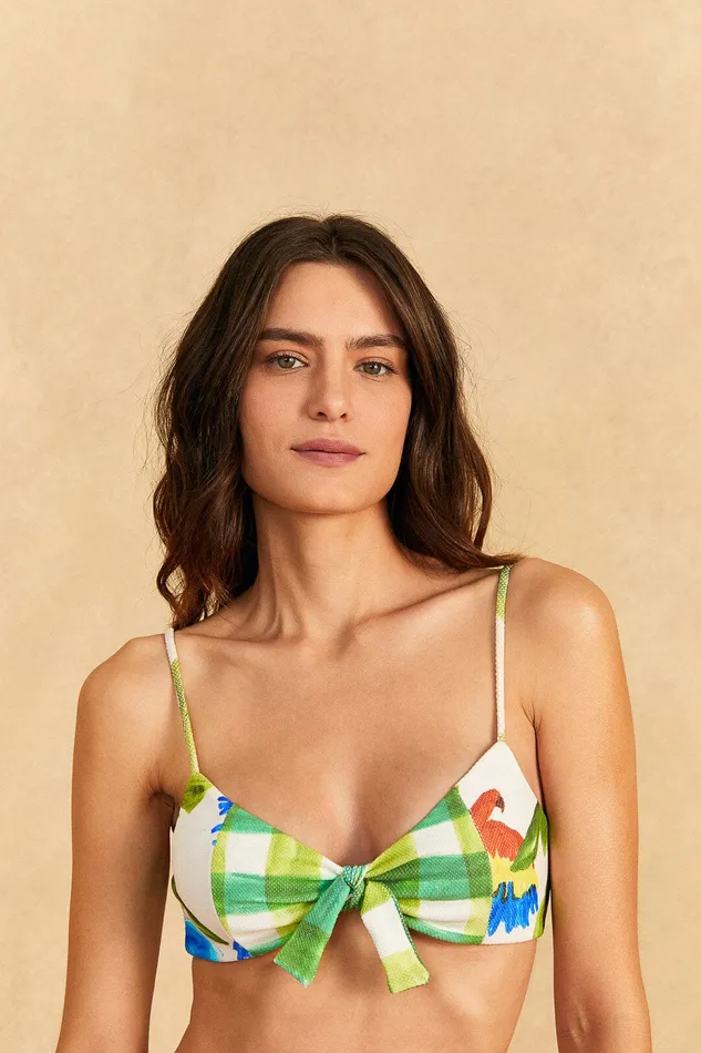 Tropical Fresh Bikini Top Women Farm Rio Crop Tops