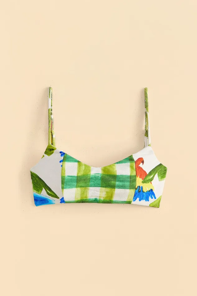Tropical Fresh Bikini Top Women Farm Rio Crop Tops