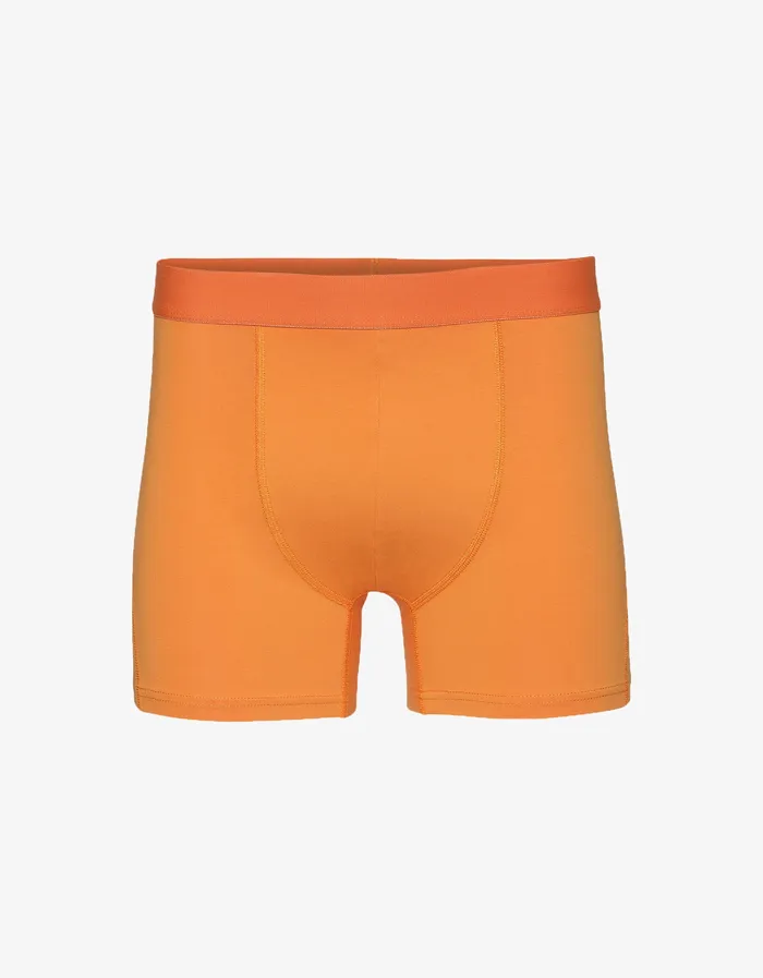 Underwear Colorfulstandard Men Classic Organic Boxer Briefs 8211 Sunny Orange