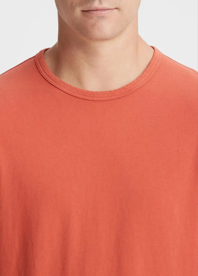 Vince TShirts and Polos Men Garment Dye ShortSleeve Crew Neck TShirt Washed Desert Sky