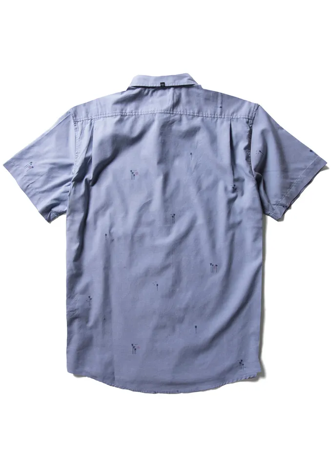Vissla Shirts and Flannels Men Palm Away Eco Ss Shirt Faded Denim Vissla Shirts and Flannels Men Palm Away Eco Ss Shirt Faded Denim