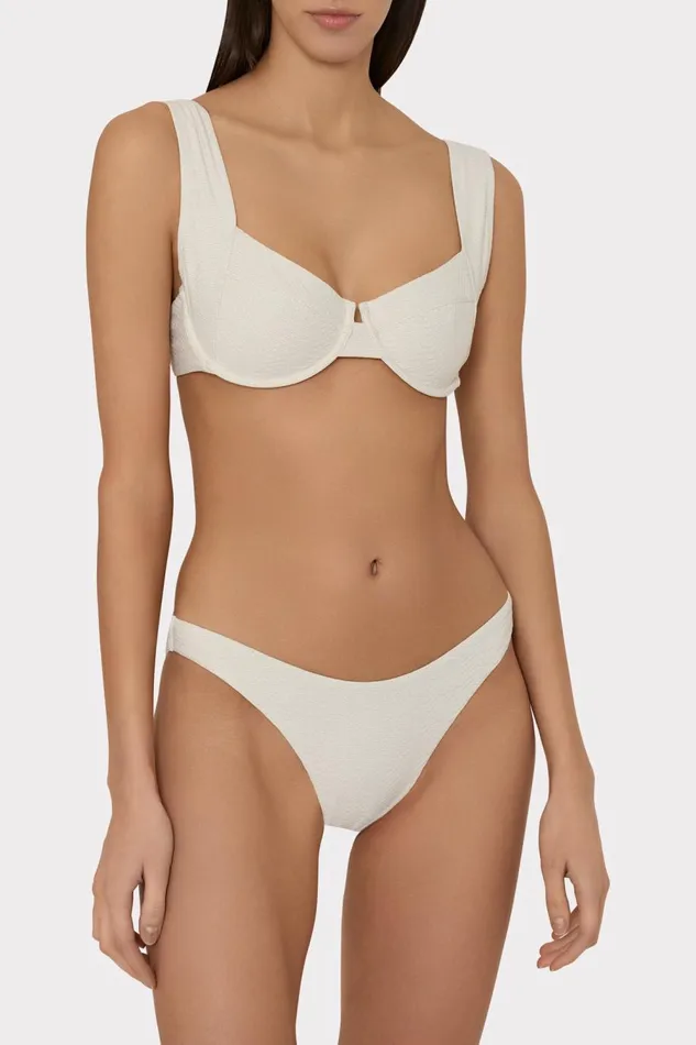 Women Bikinis Milly Margot Chevron Bikini Bottom Beigegold Women Bikinis Milly Margot Chevron Bikini Bottom Beigegold
