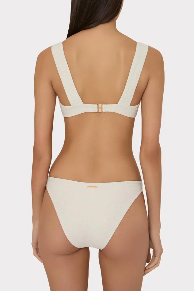 Women Bikinis Milly Margot Chevron Bikini Bottom Beigegold Women Bikinis Milly Margot Chevron Bikini Bottom Beigegold