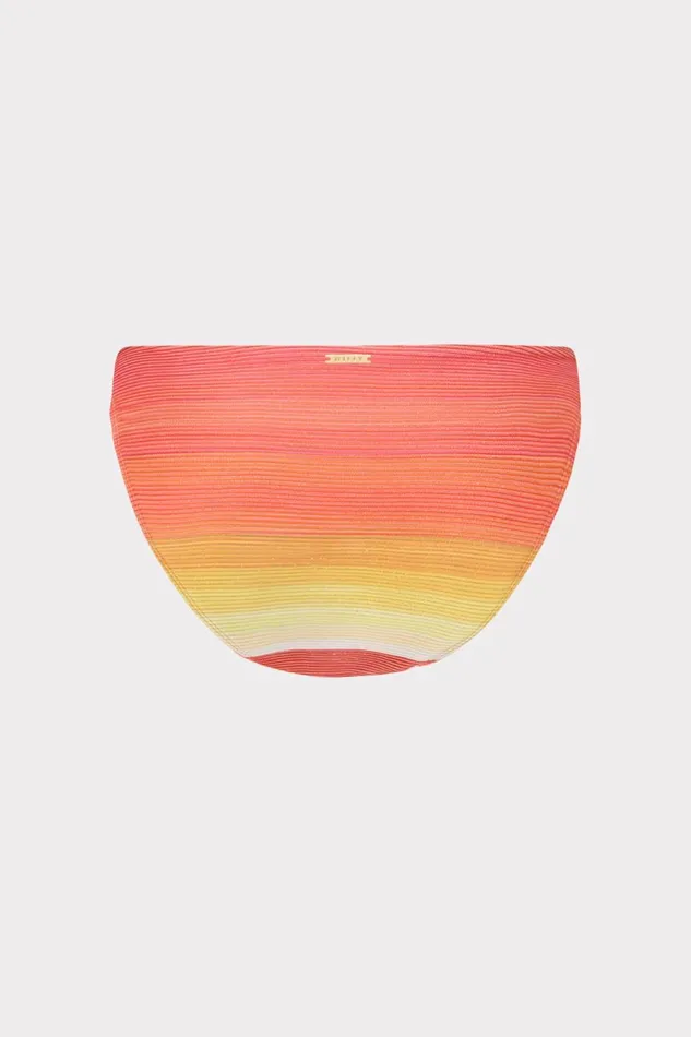 Women Bikinis Milly Margot Sunset Stripe Bikini Bottom Multi Women Bikinis Milly Margot Sunset Stripe Bikini Bottom Multi