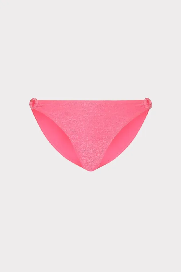 Women Bikinis Milly ORing Bikini Bottom Shimmer Pink