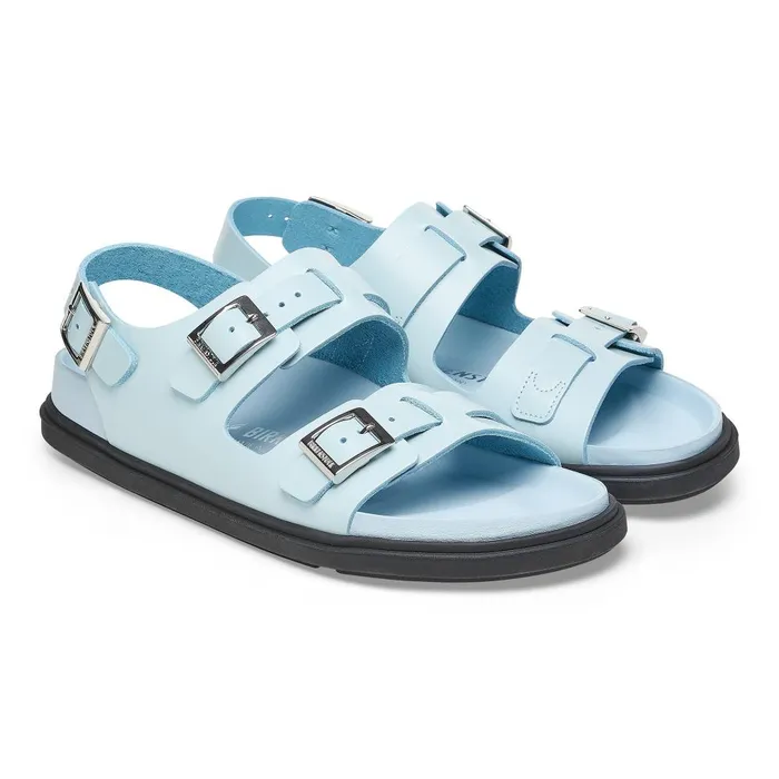 Women Birkenstock BackAnkleStrap Cannes Mineral Blue