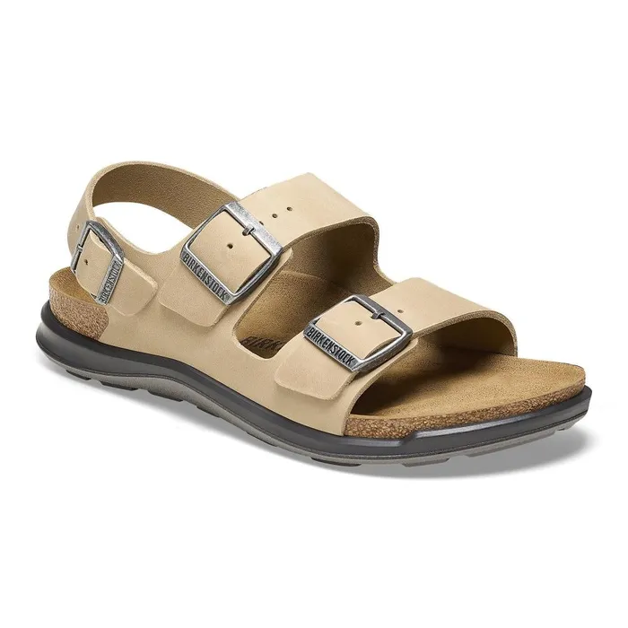Women Birkenstock BackAnkleStrap Milano Crosstown Tobacco Brown