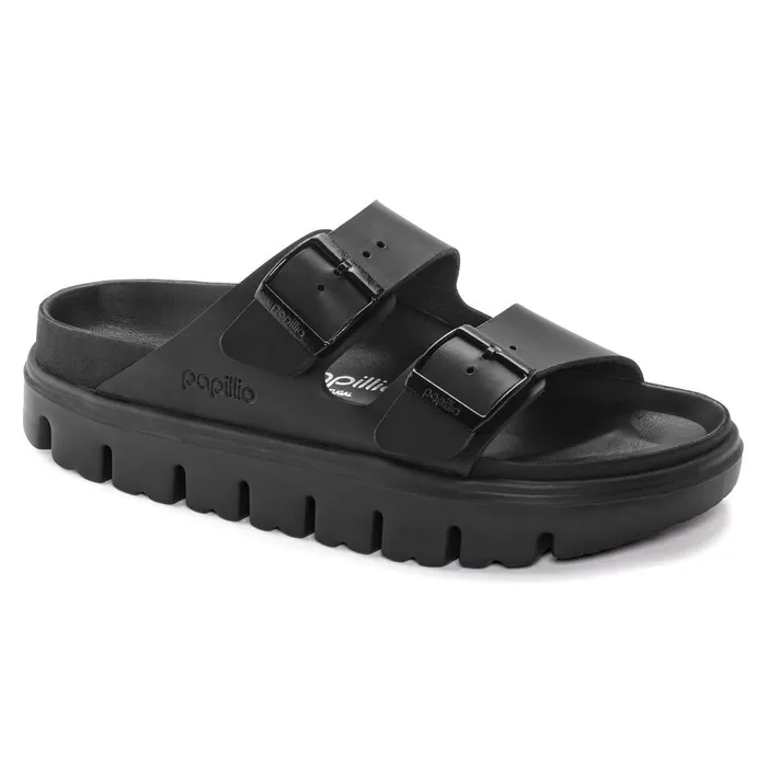 Women Birkenstock TwoStrap Arizona Chunky Black