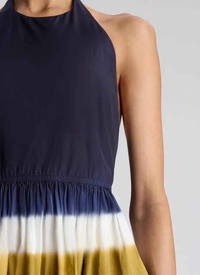Women Blake Dip Dye Midi Dress Whitenavy ALC Dresses