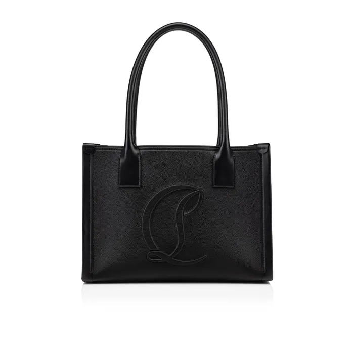 Women By My Side Small Tote Bag 8211 Grained Calf Leather 8211 Black Christian Louboutin Totes Women By My Side Small Tote Bag 8211 Grained Calf Leather 8211 Black Christian Louboutin Totes