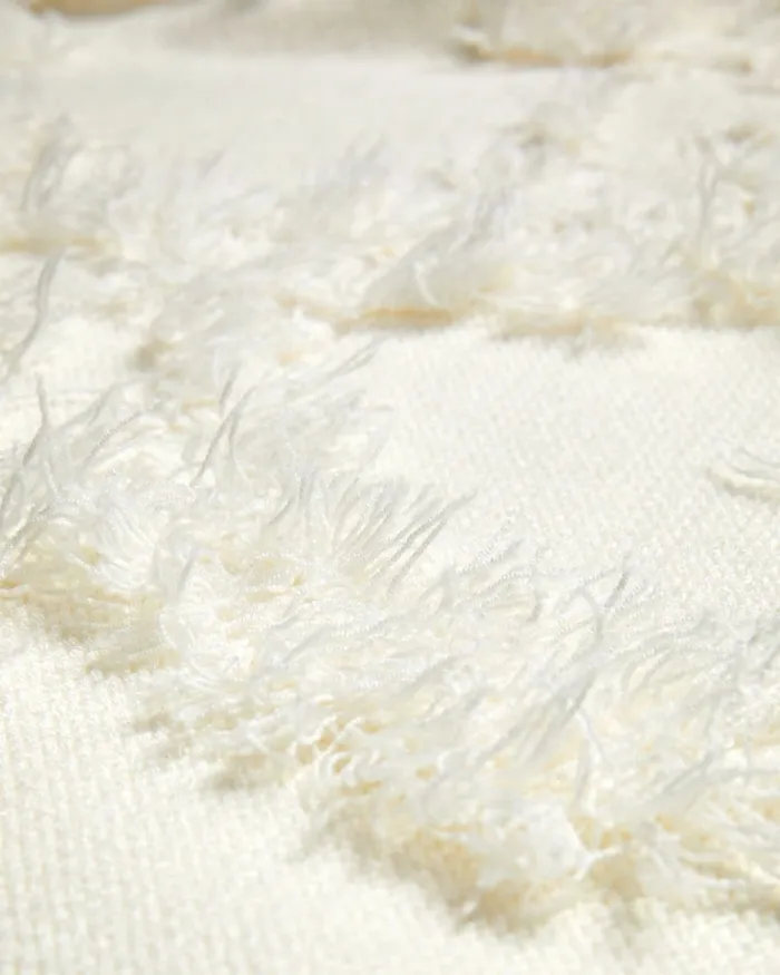 Women CHALAYY 8211 Fringed Jacquard Floral Jumper Ivory Ted Baker Jumpers and Cardigans Women CHALAYY 8211 Fringed Jacquard Floral Jumper Ivory Ted Baker Jumpers and Cardigans