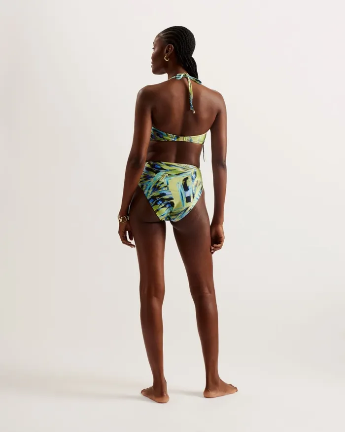 Women CHAYRL 8211 Belted High Waist Bikini Bottoms Lime Ted Baker Swimwear and Beachwear Women CHAYRL 8211 Belted High Waist Bikini Bottoms Lime Ted Baker Swimwear and Beachwear