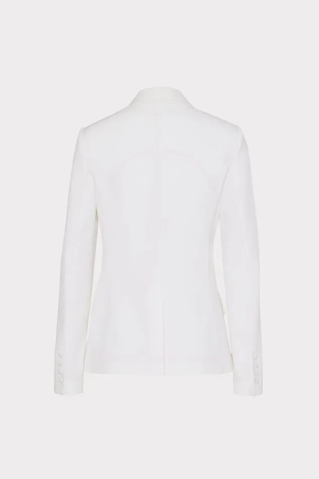 Women Coats and Jackets Milly Avery Cady Blazer Ecru