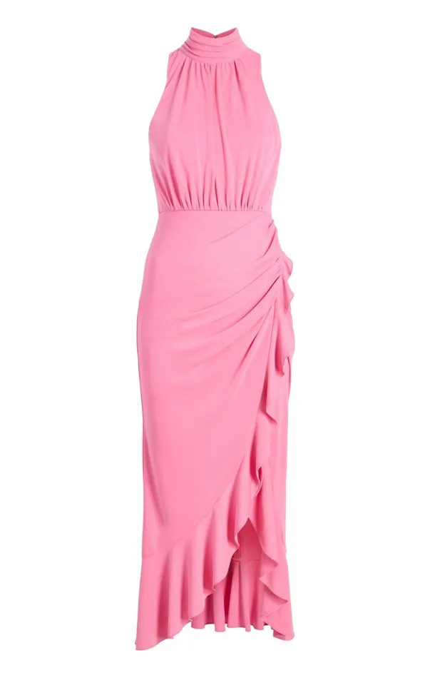 Women Cocktail and Evening Cinq Sept Antonia Dress Flamingo