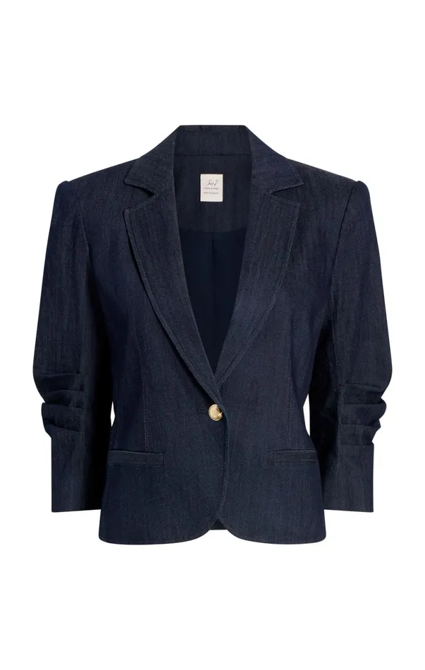 Women Denim Cinq Sept Petit Denim Khloe Blazer Indigo