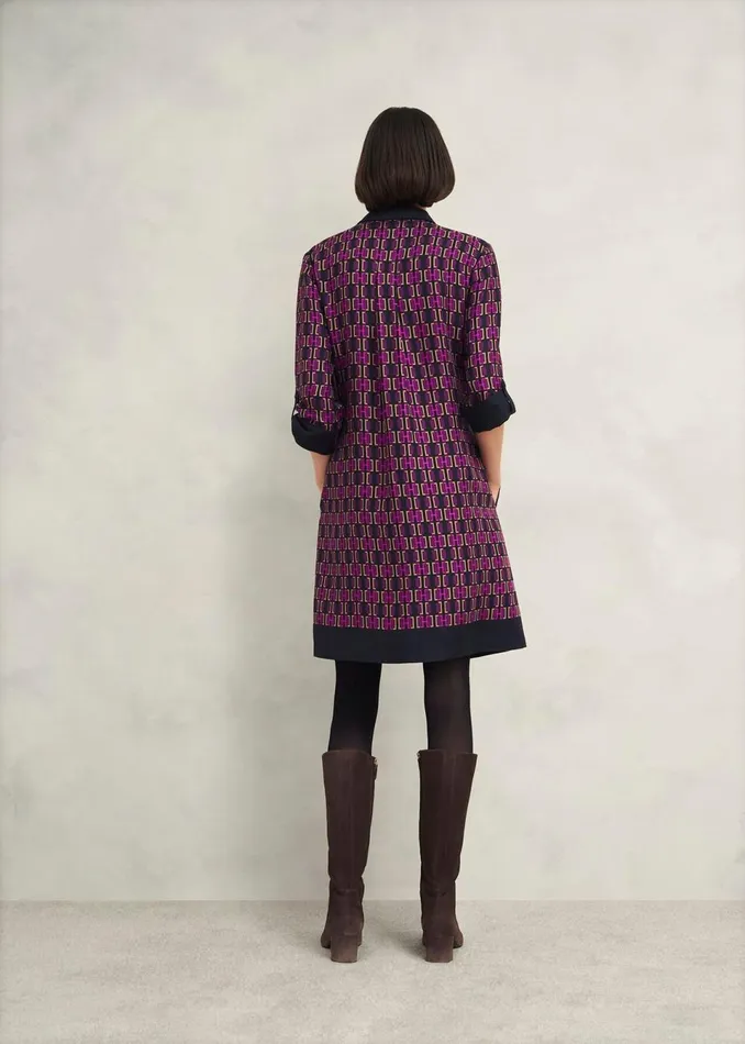 Women Dresses and Jumpsuits Hobbs Aubrey Dress Purple Multi