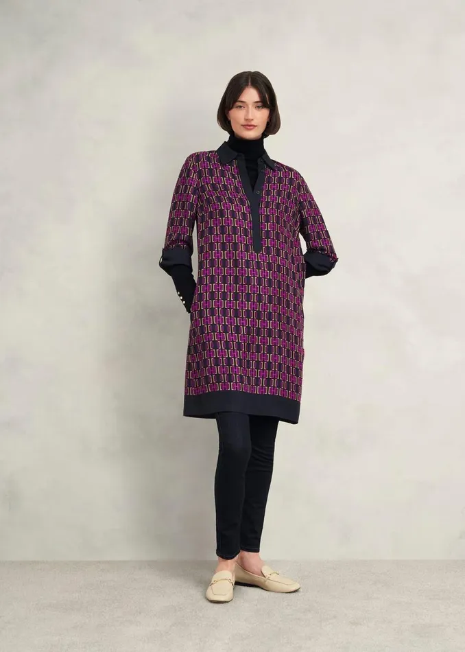 Women Dresses and Jumpsuits Hobbs Aubrey Dress Purple Multi
