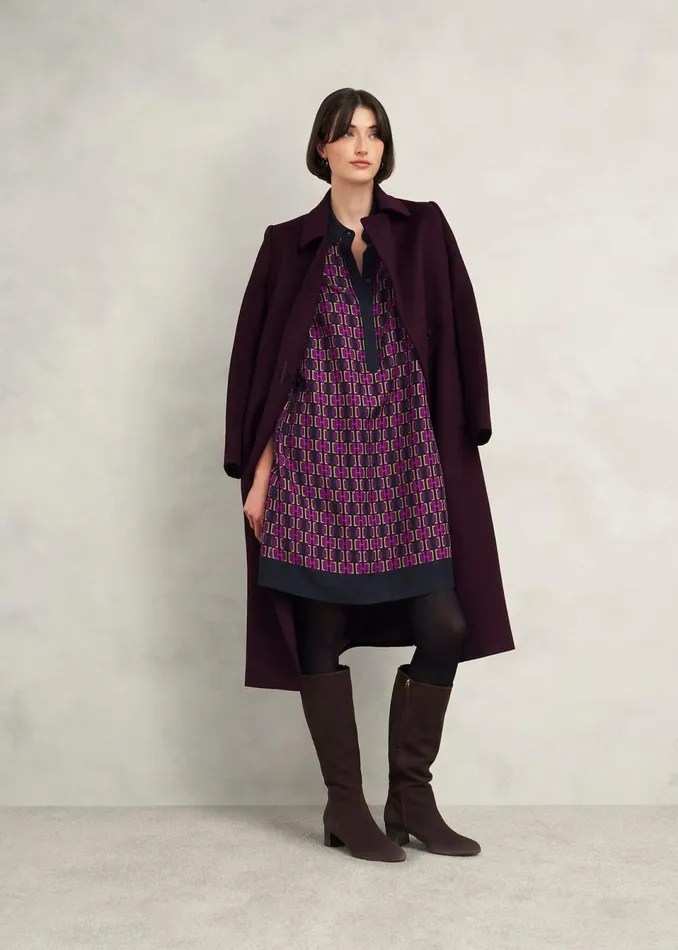 Women Dresses and Jumpsuits Hobbs Aubrey Dress Purple Multi