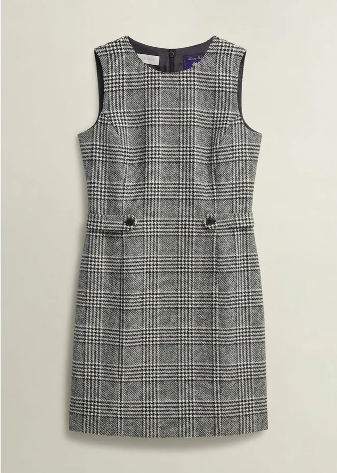Women Dresses and Jumpsuits Hobbs Brea Wool Dress Black White