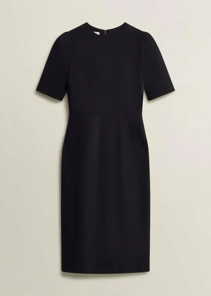 Women Dresses and Jumpsuits Hobbs Casey Dress With Wool Black