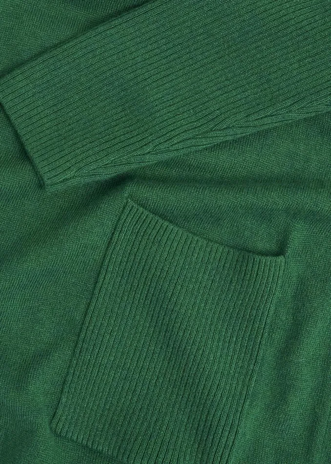 Women Dresses and Jumpsuits Hobbs Devora Knitted Dress With Cashmere Verdent Green