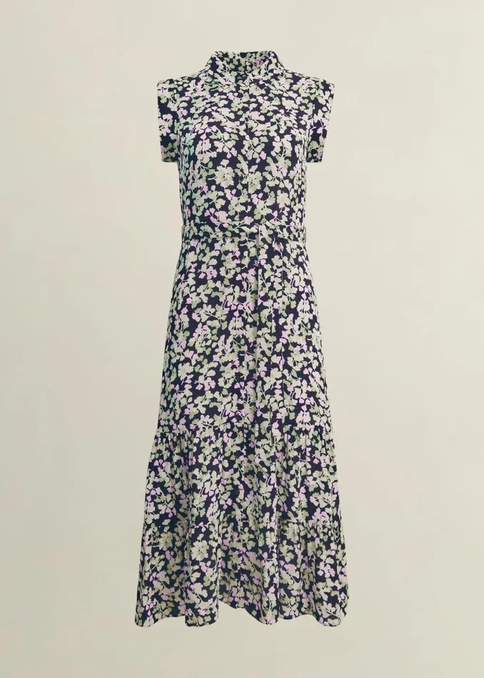 Women Dresses and Jumpsuits Hobbs Esme Dress Navy Multi