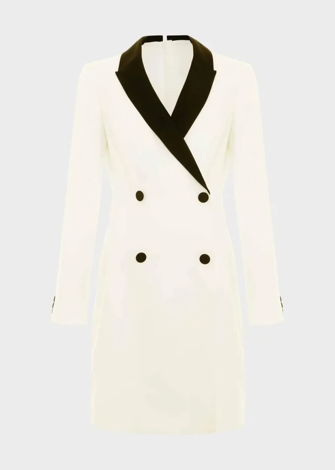 Women Dresses and Jumpsuits Hobbs Exbury Dress Ivory Black