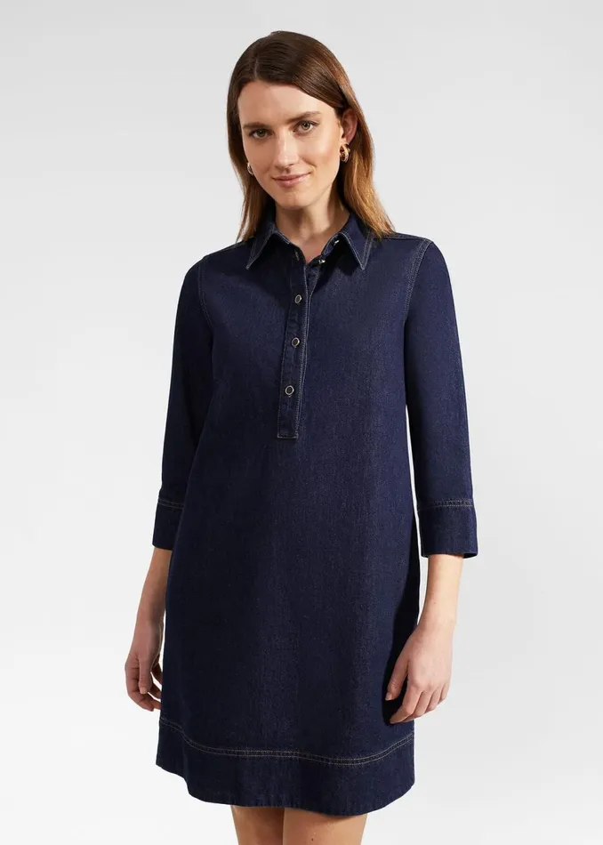 Women Dresses and Jumpsuits Hobbs Josie Dress Indigo