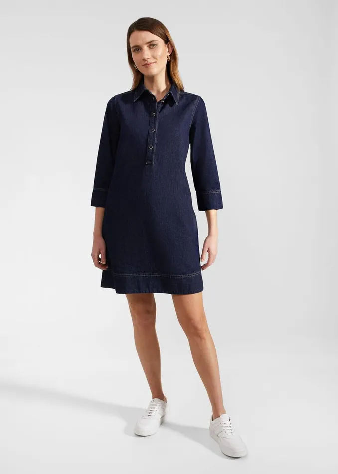 Women Dresses and Jumpsuits Hobbs Josie Dress Indigo