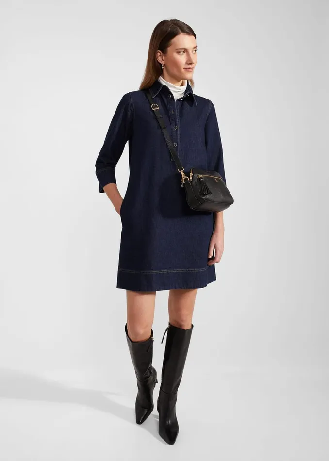 Women Dresses and Jumpsuits Hobbs Josie Dress Indigo