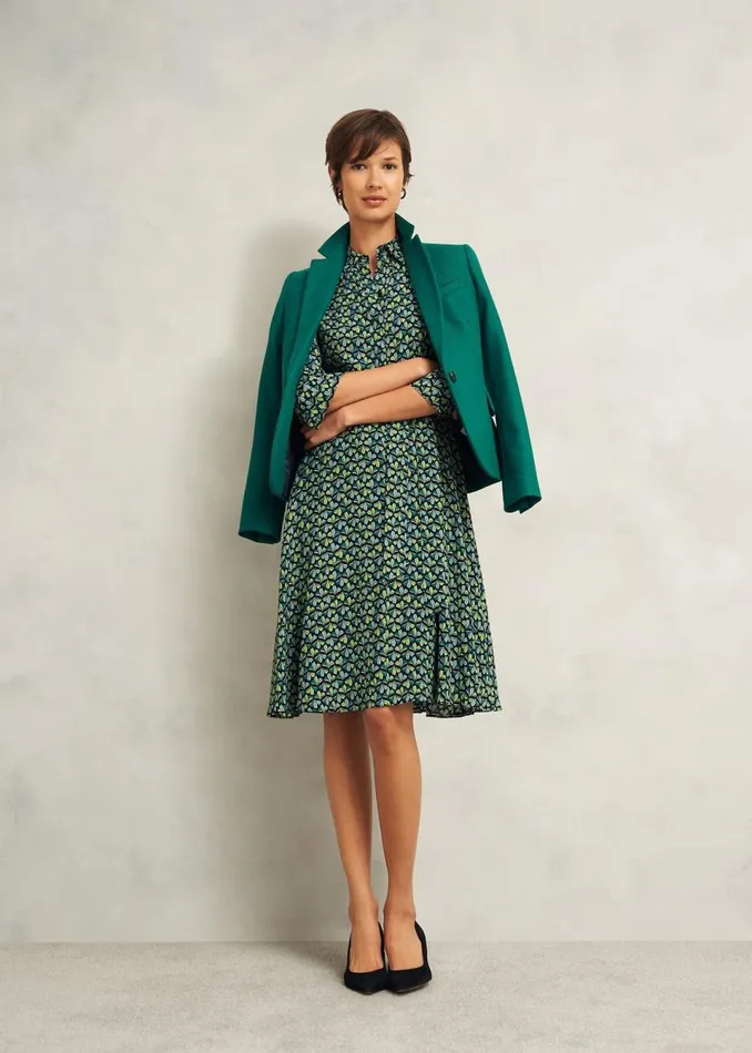 Women Dresses and Jumpsuits Hobbs Petite Alex Dress Green Multi