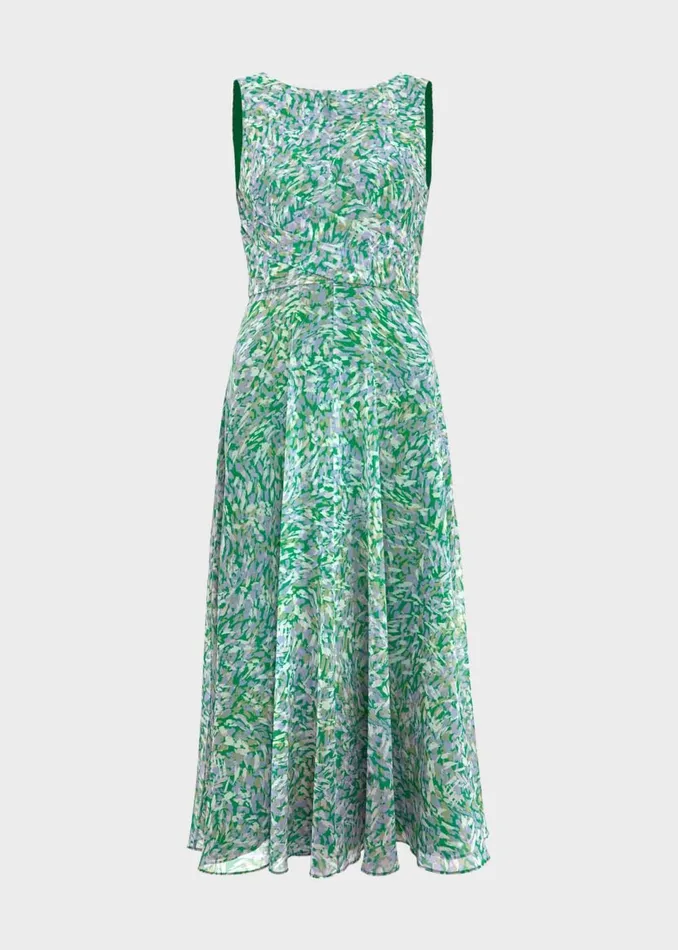 Women Dresses and Jumpsuits Hobbs Petite Jess Dress Green Multi